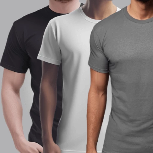 EverFresh Men's Wrinkle-Free Half Sleeve 100% Cotton Tee